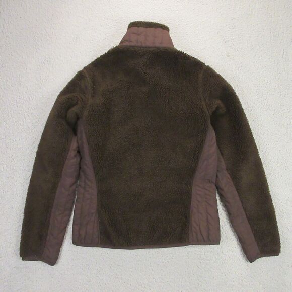 Vintage Patagonia Womens Retro-X Jacket size Small Deep Pile Fleece Brown Sherpa - Picture 10 of 15
